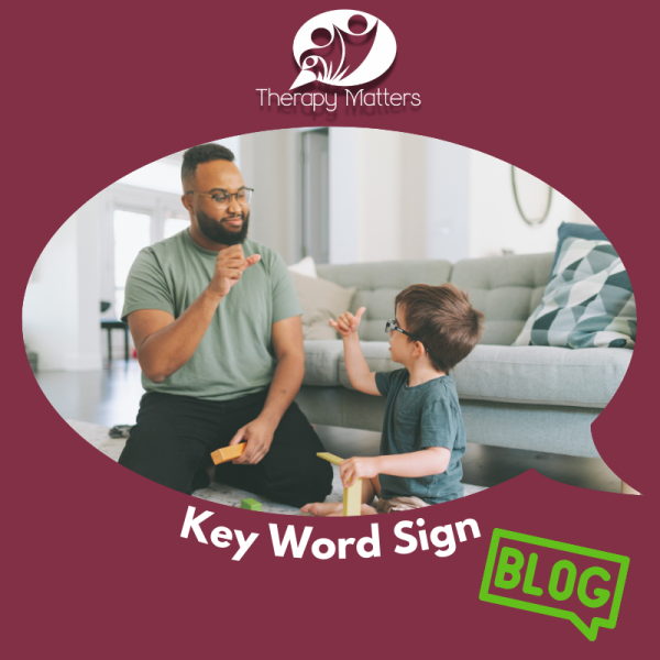 Key Sign Think HANDS CAN TALK: GIVING A VOICE THROUGH KEY WORD SIGN - Therapy Matters